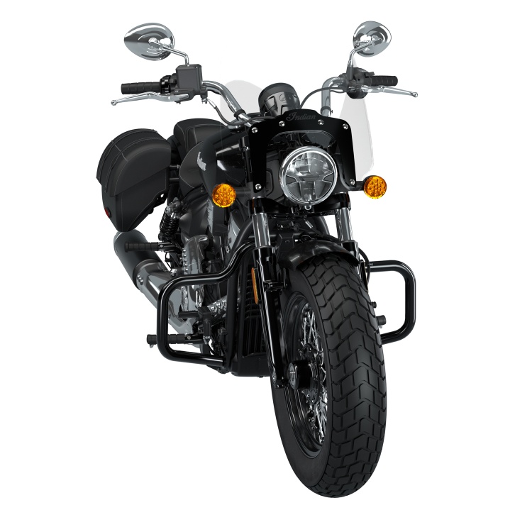 Indian Motorcycle Black Front Highway Bars for Scout 1250cc Range